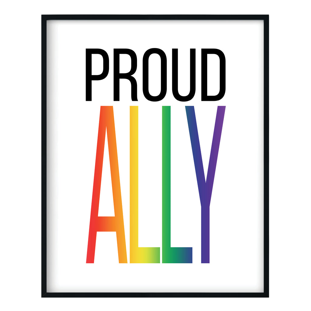 Rainbow Ally Print
