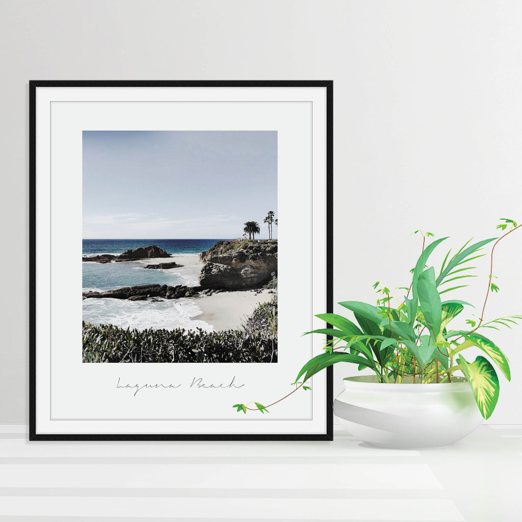 Laguna Beach Print, a vintage-style state poster by Culver and Cambridge