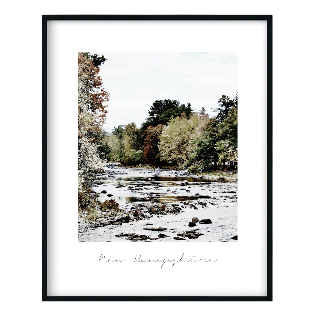 New Hampshire State Nature Print