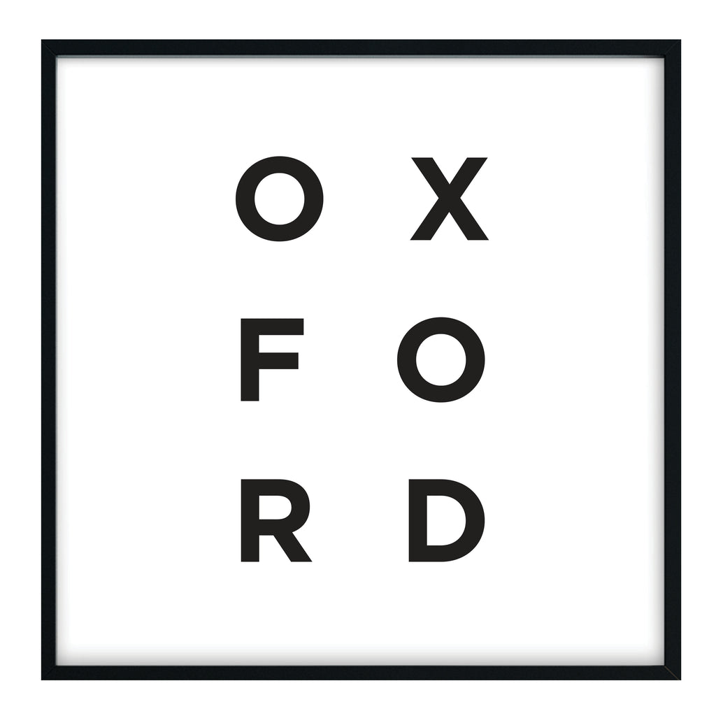 Minimalist Oxford Print