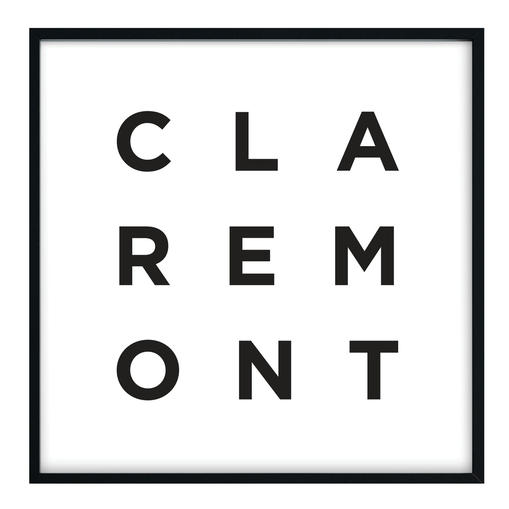 Minimalist Claremont Print