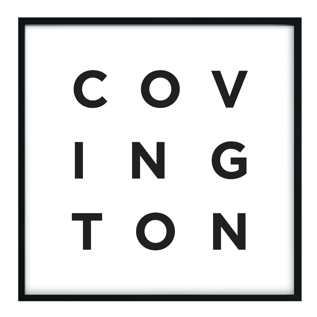 Minimalist Covington Print