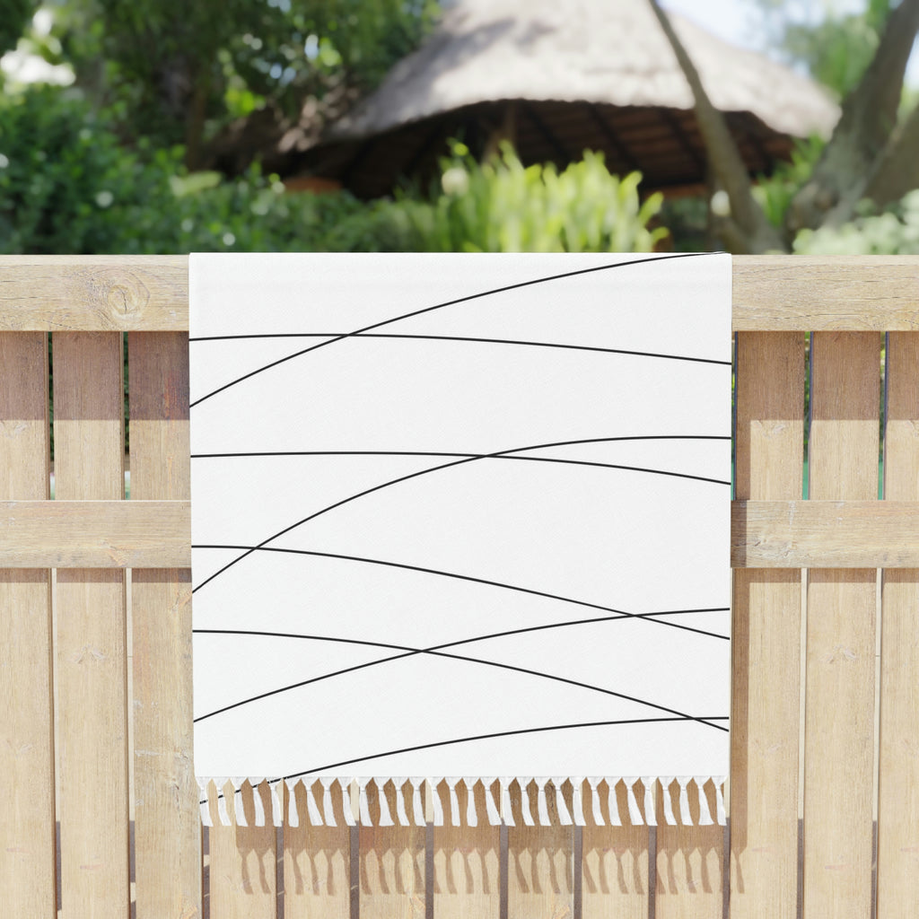 Lightweight Line Art Woven Throw - Culver and Cambridge - Minimalist Home Decor
