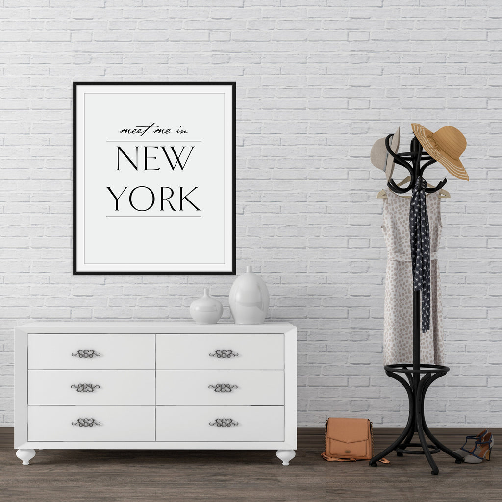 Meet Me in New York Print: Modern Art Prints by Culver and Cambridge