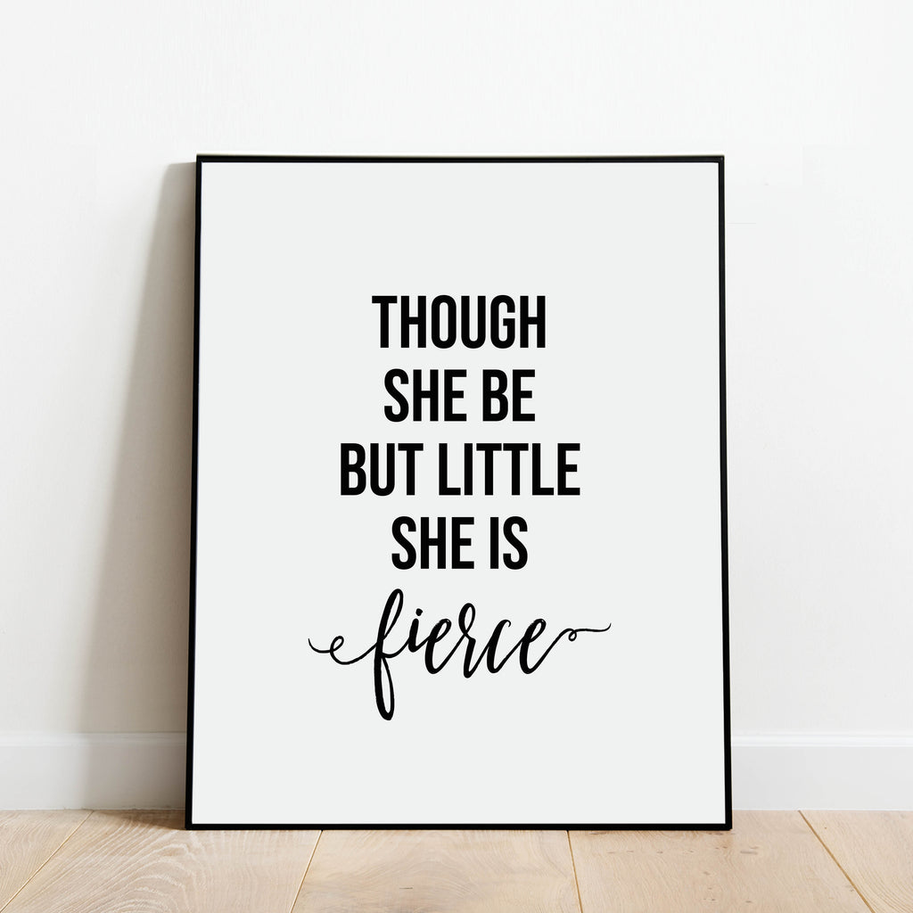 She is Fierce Print: Modern Art Prints by Culver and Cambridge