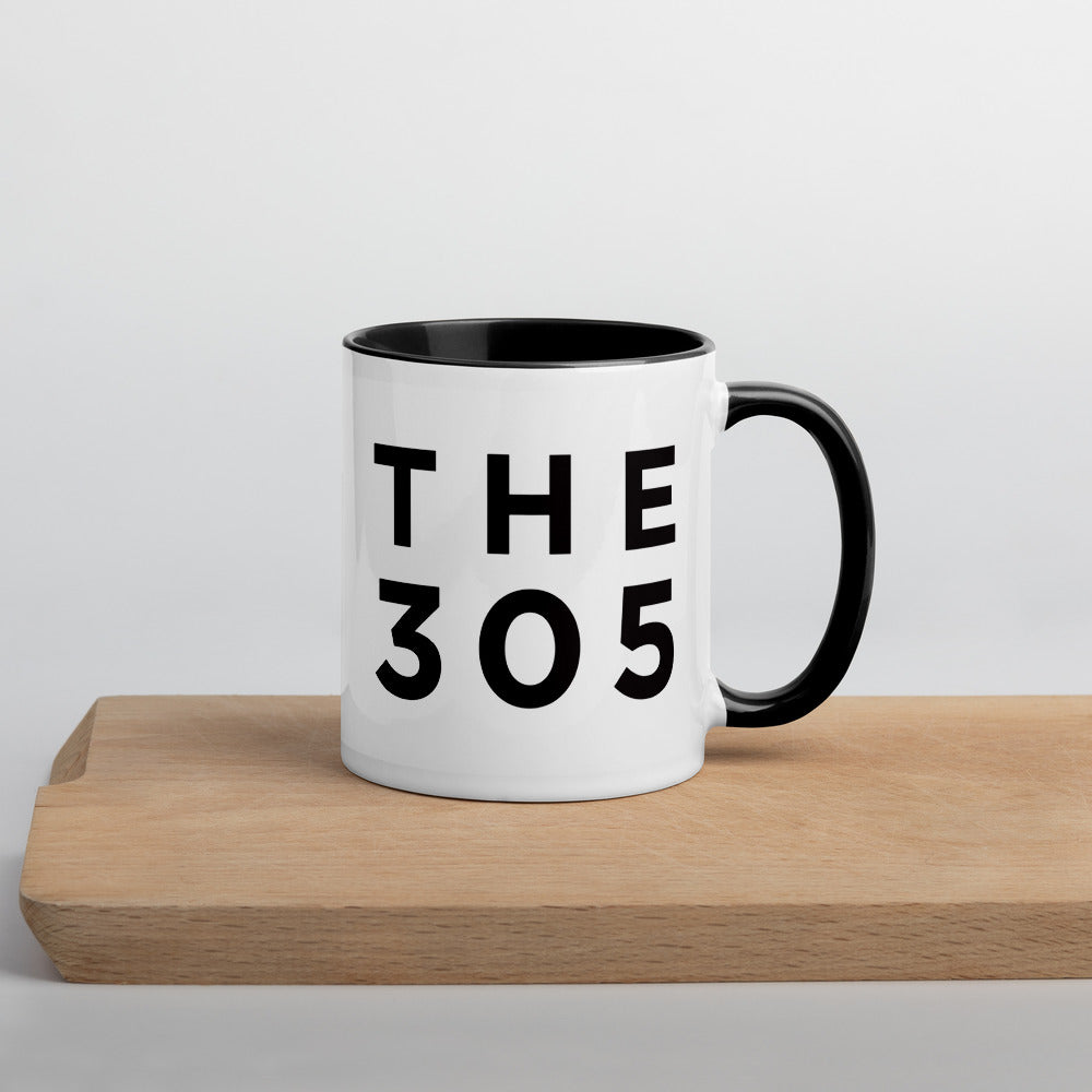 The 305 - Miami Area Code Mug: Minimalist Art Prints and Gifts