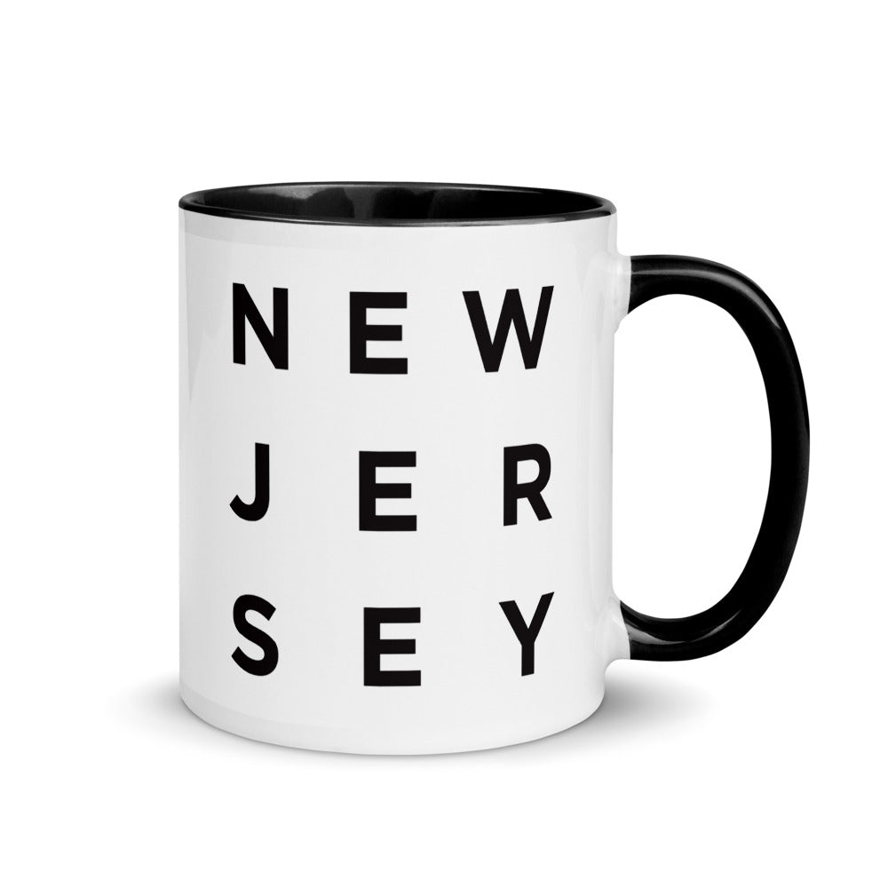 Minimalist New Jersey Mug: Minimalist Art Prints and Gifts