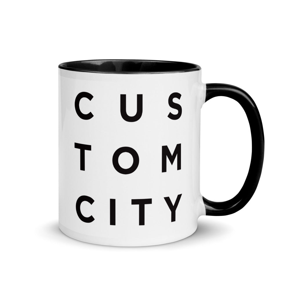 Custom Minimalist City Mug: Minimalist  Art Prints and Gifts