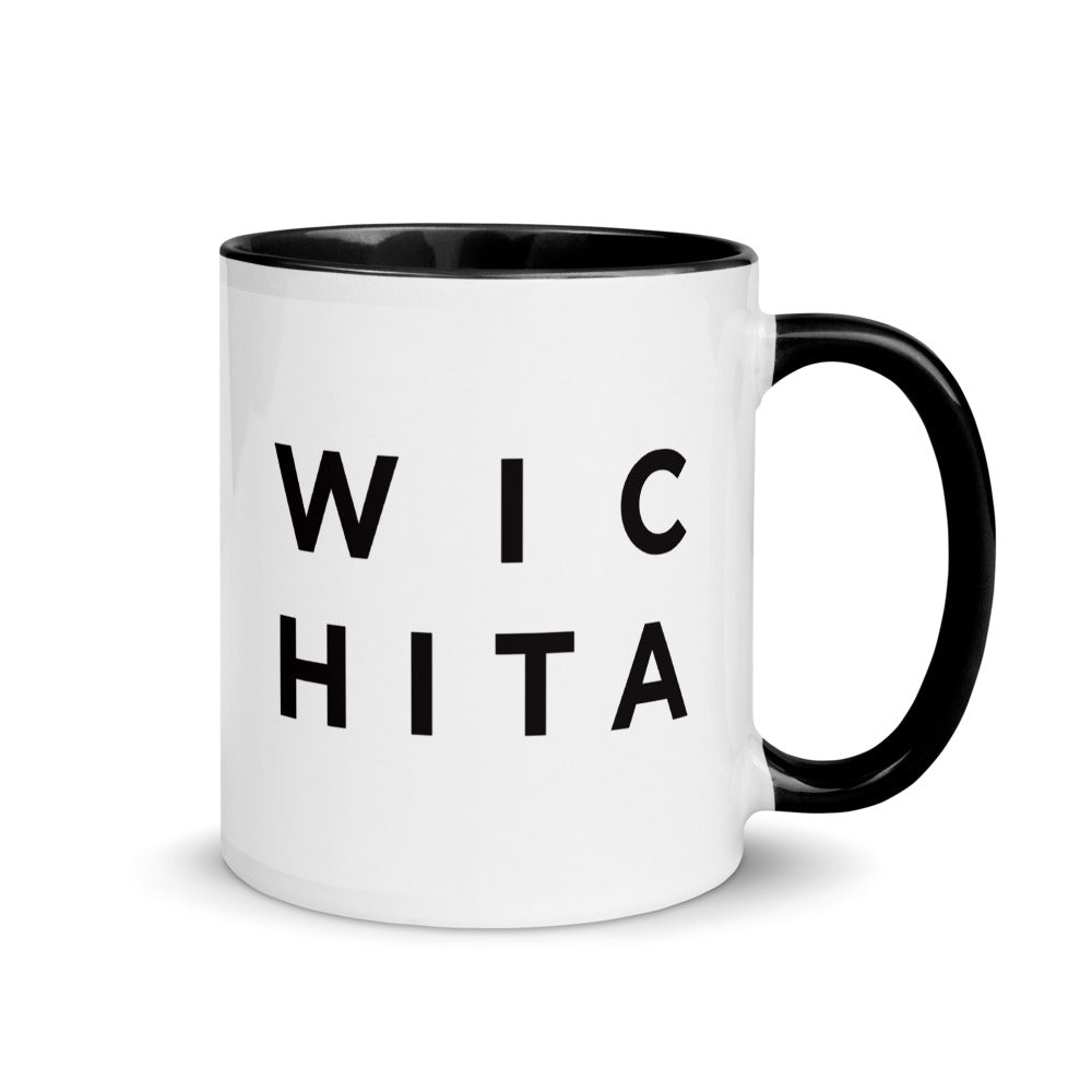 Minimalist Wichita Mug: Minimalist Art Prints and Gifts