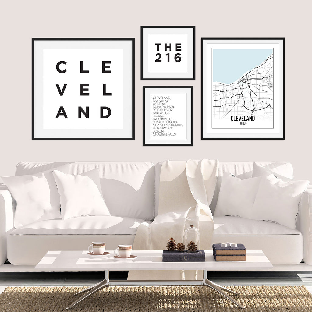 Cleveland vs Everyone Print: Cleveland wall art by Culver and Cambridge