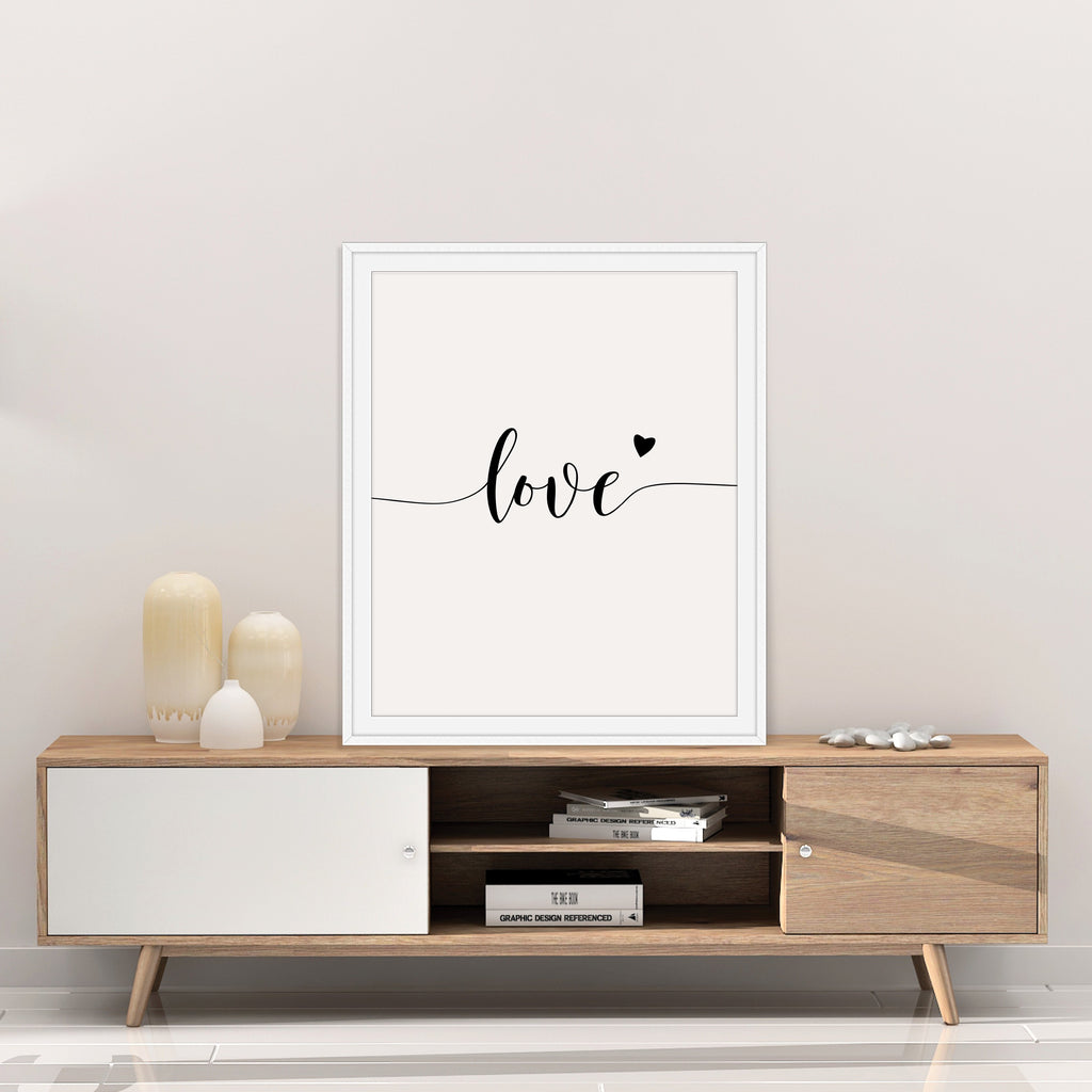 Love Print: Love wall art by Culver and Cambridge