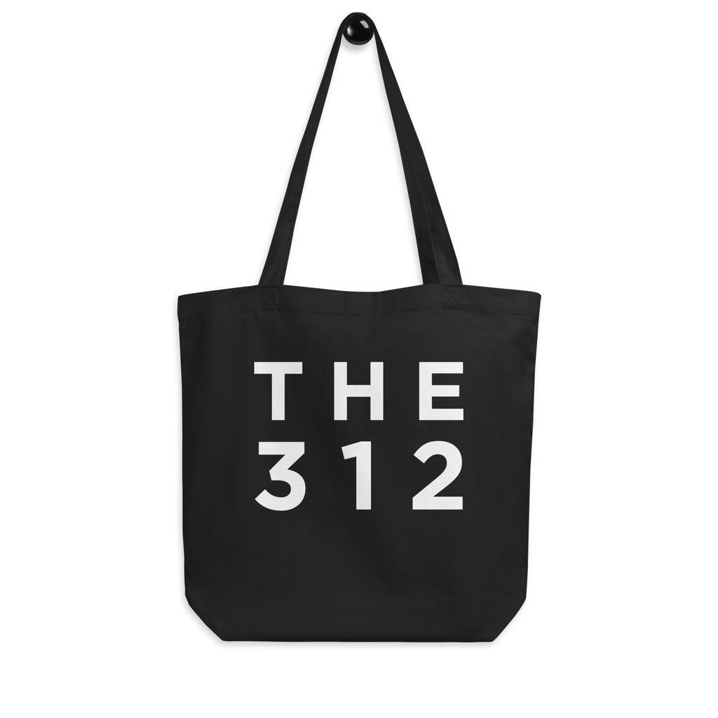 The 312 Chicago Area Code Organic Cotton Tote Bag