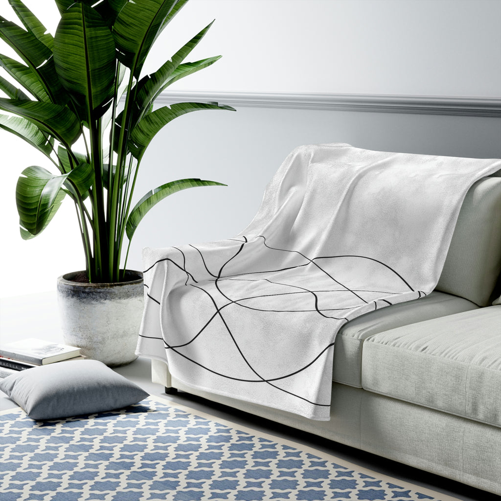 Minimalist Plush Blanket - Minimalist Home Decor by Culver and Cambridge