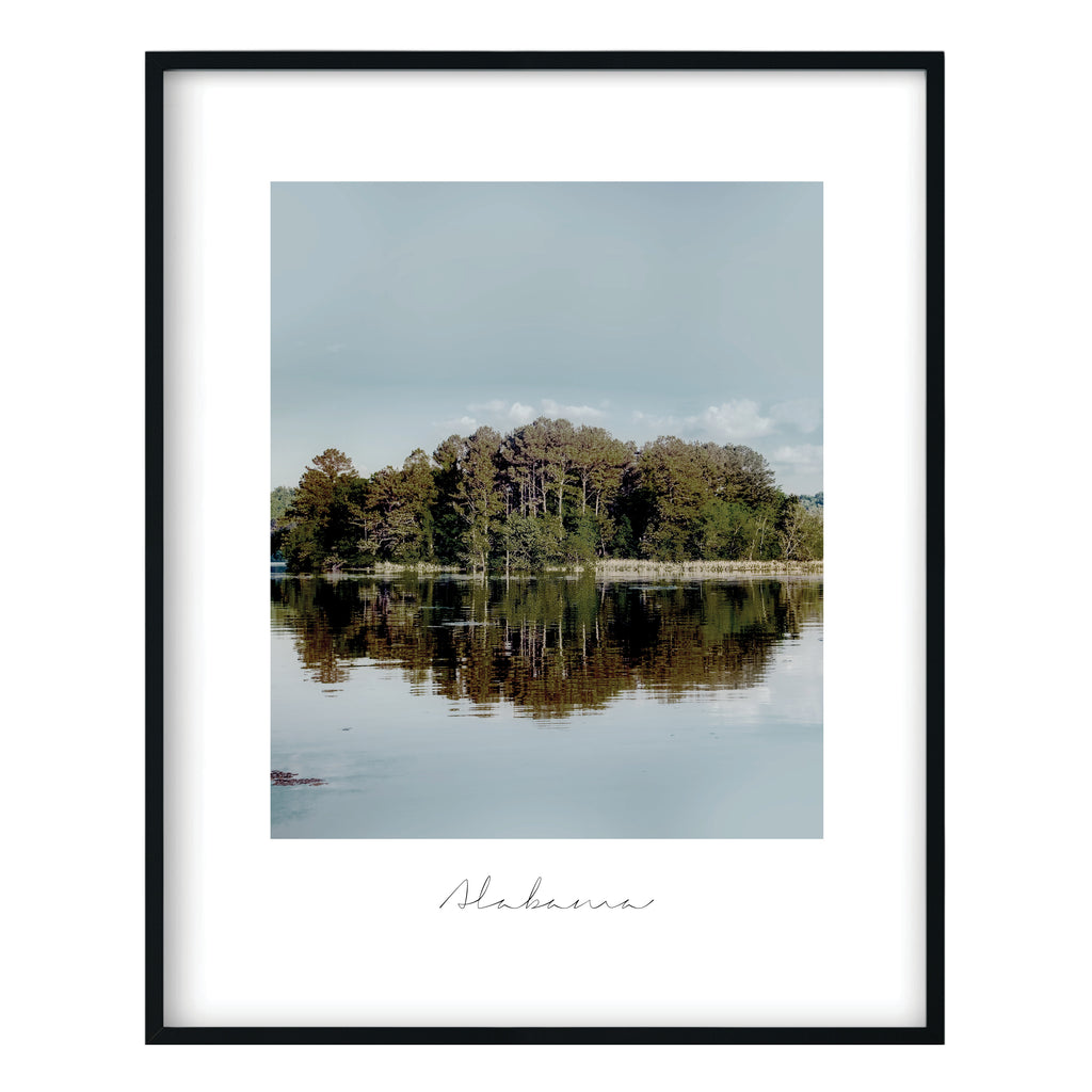 Alabama State Nature Print, Vintage Inspired State Poster by Culver and Cambridge