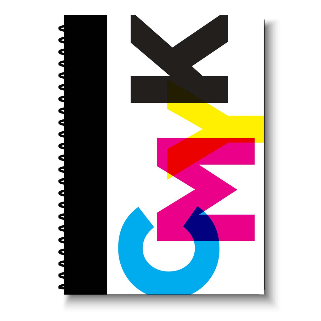 Minimalist CMKY Spiral-Bound Notebook by Culver and Cambridge 