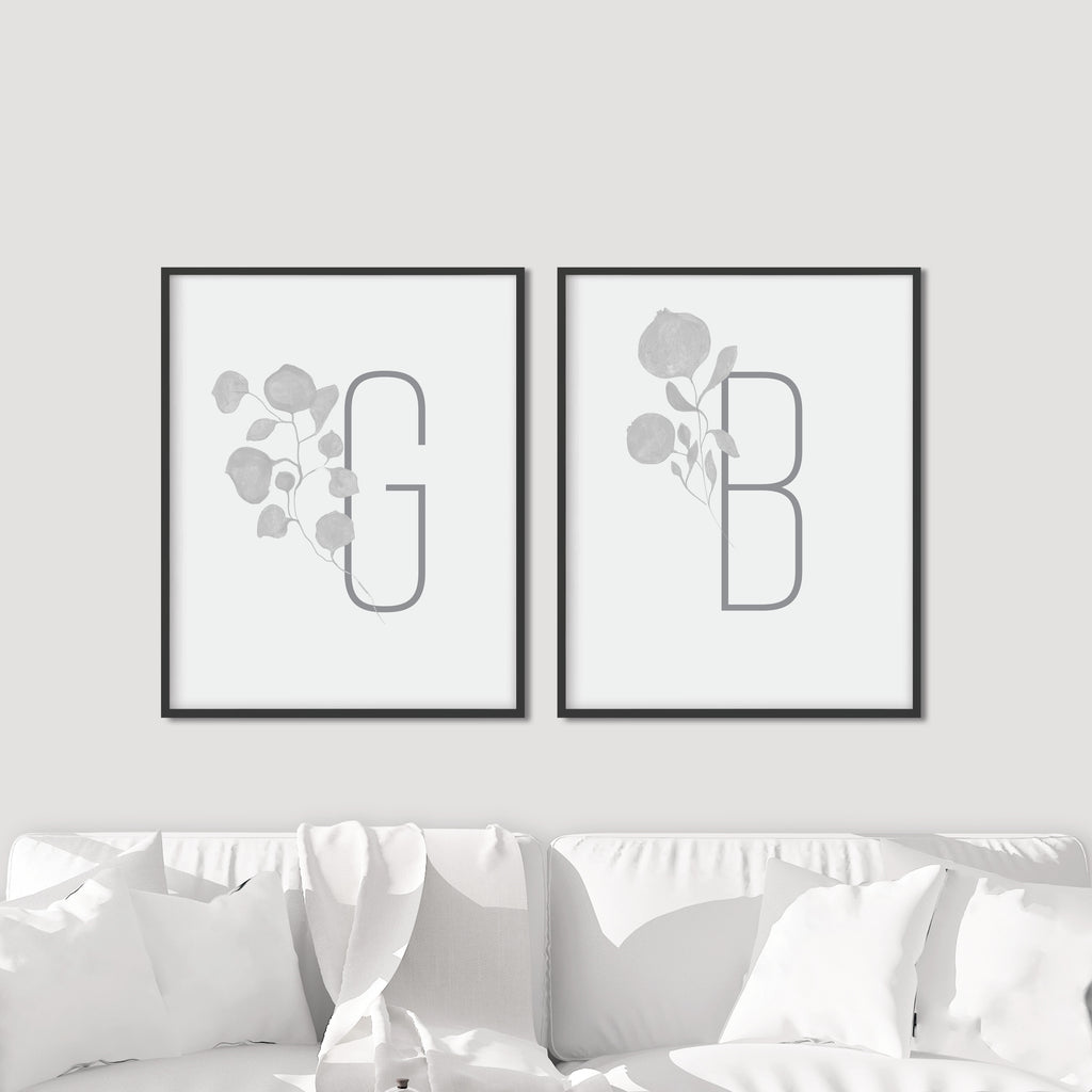 Boho Letter G Print, Modern and Minimalist Wall Art by Culver and Cambridge