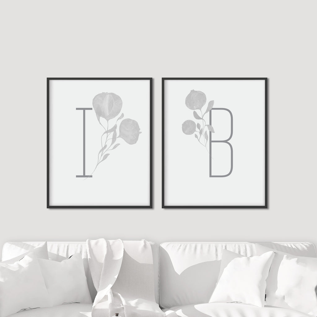 Boho Letter I Print, Modern and Minimalist Wall Art by Culver and Cambridge