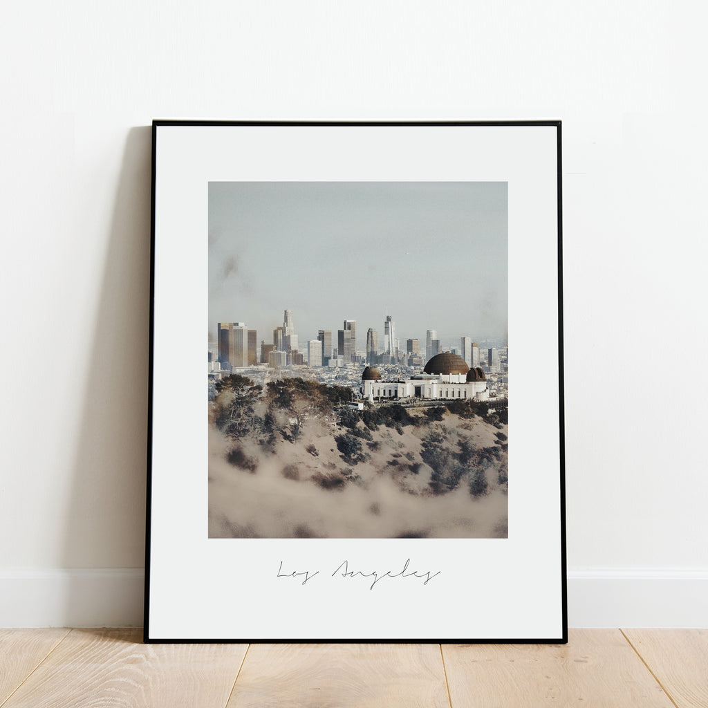 Vintage-Style Los Angeles Print, a Minimalist City Print by Culver and Cambridge