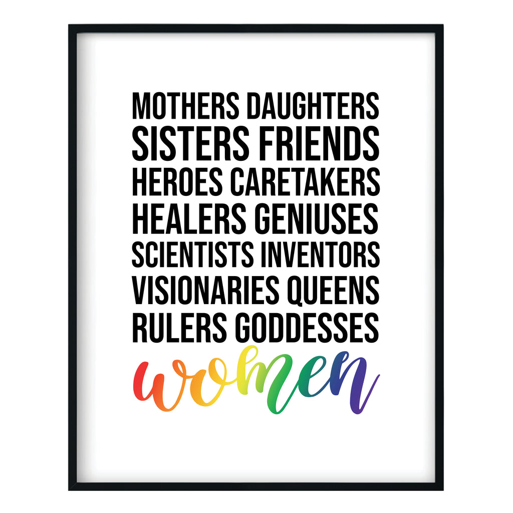 Women, Mothers, Friends Print