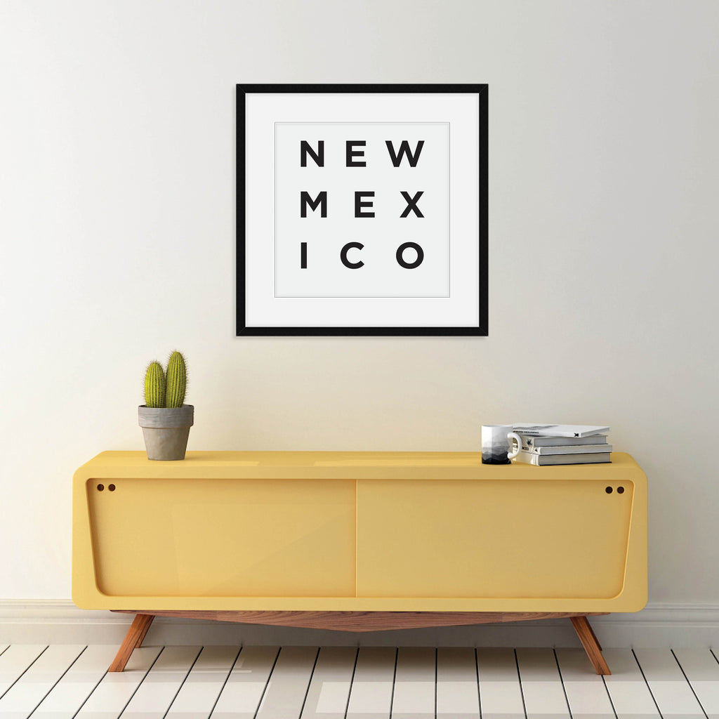 Minimalist New Mexico Print: Modern Art Prints by Culver and Cambridge