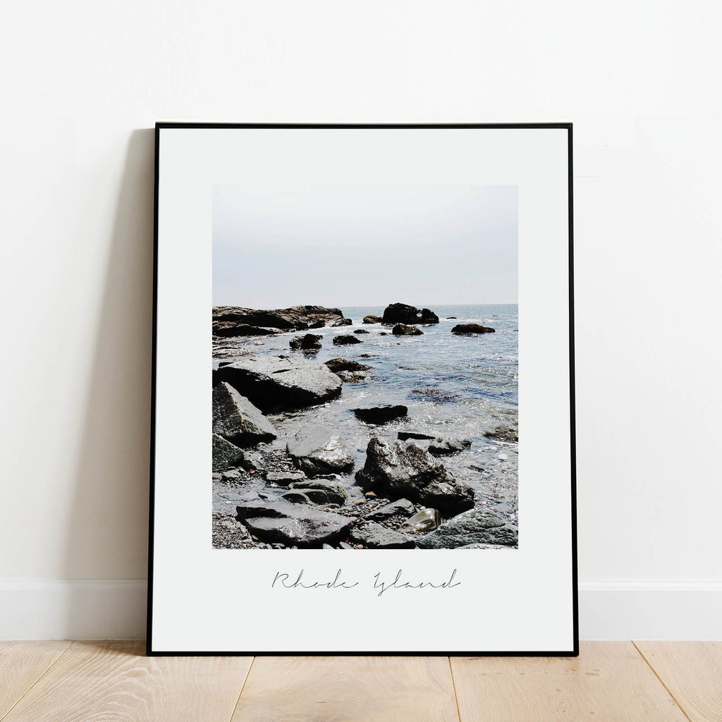 Rhode Island State Nature Print, a vintage-style state poster by Culver and Cambridge