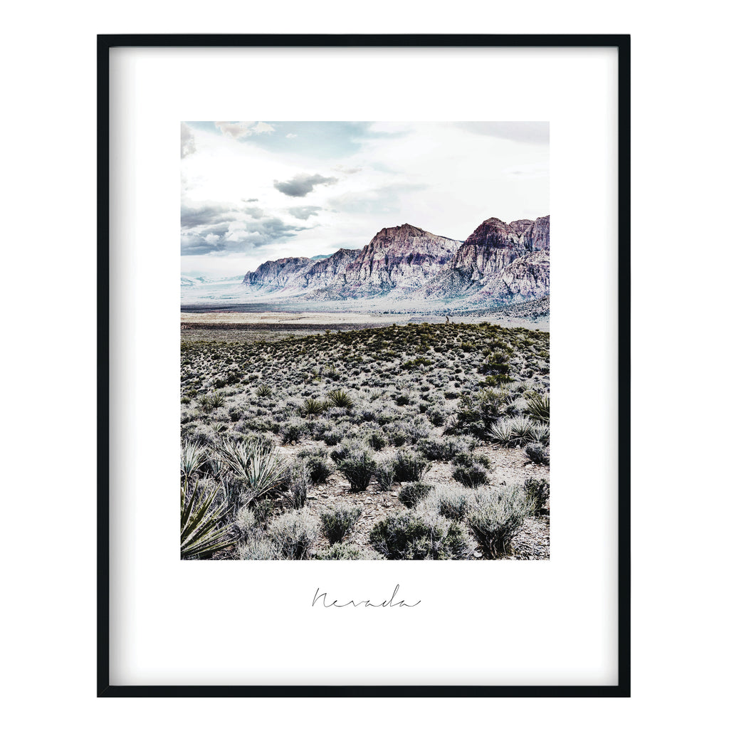 Nevada State Nature Print