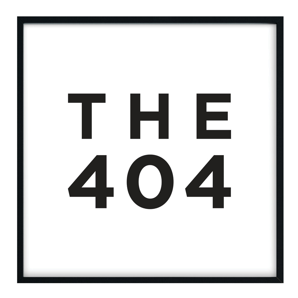 The 404 - Atlanta Area Code Print