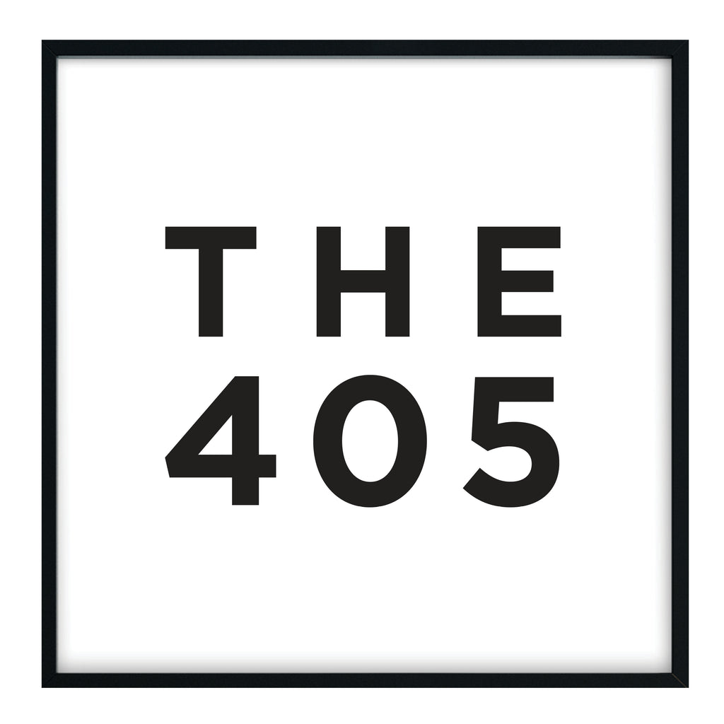 The 405 - Oklahoma Area Code Print