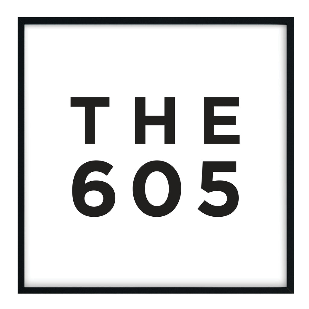 The 605 - South Dakota Area Code Print