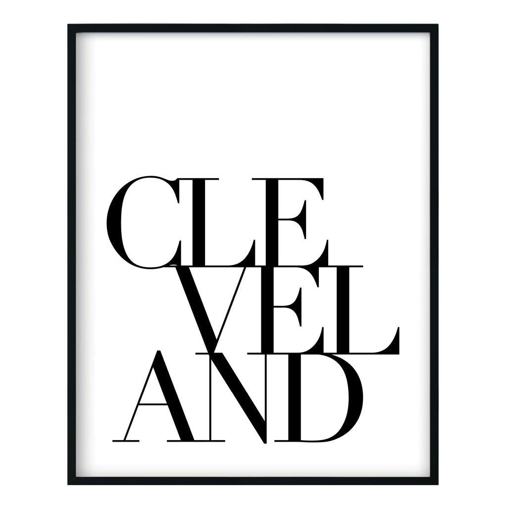 Serif Cleveland Print