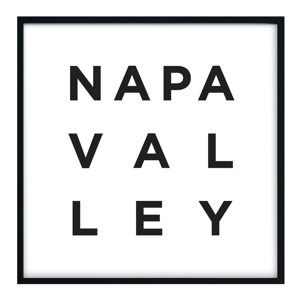 Minimalist Napa Valley Print