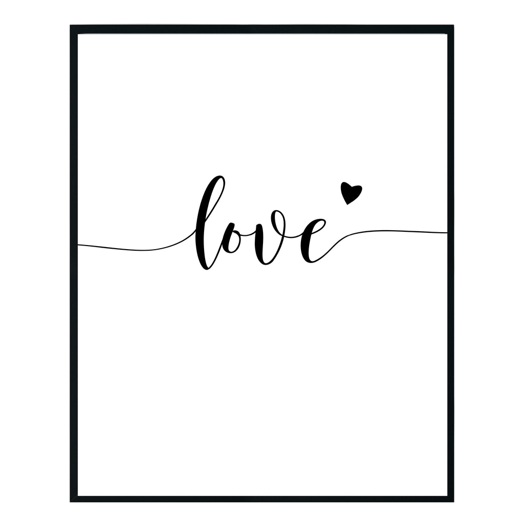 Love Heart Print