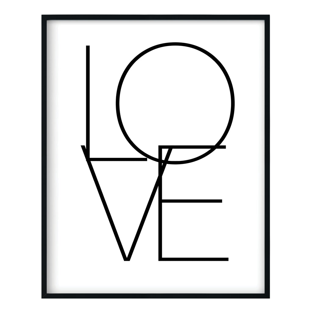 Love Abstract Print