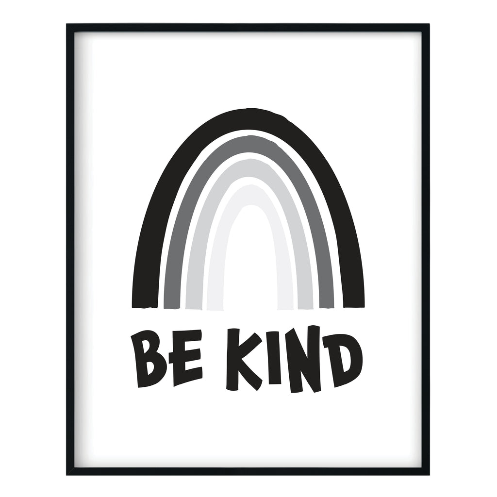 Be Kind Rainbow Print