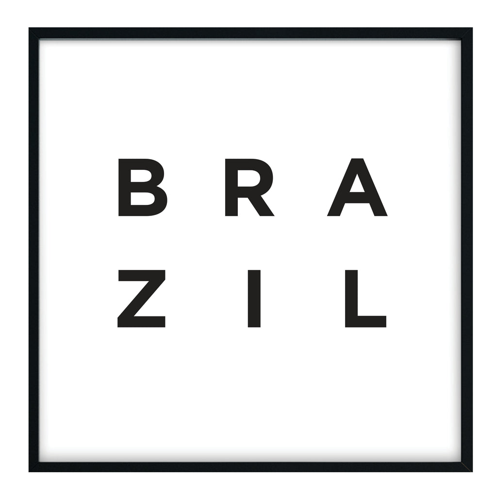 Minimalist Brazil Print