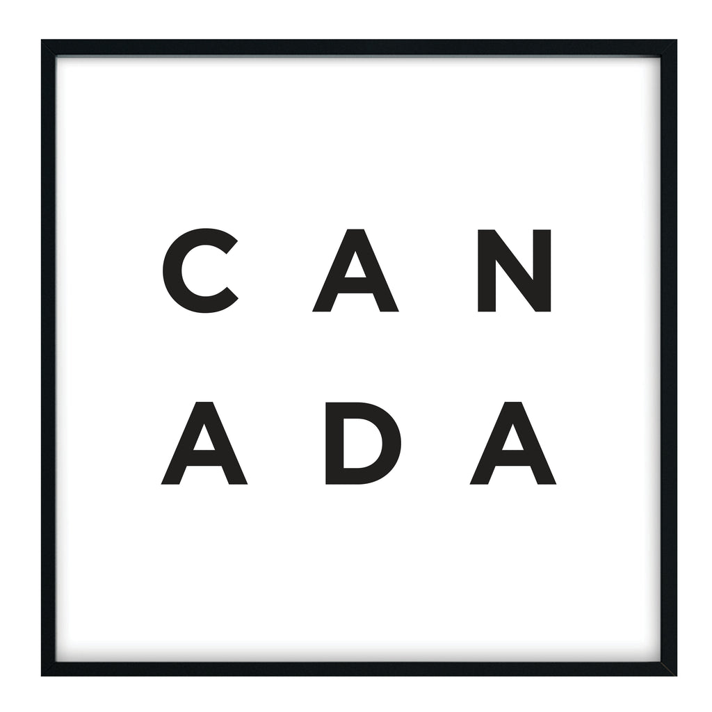 Minimalist Canada Print
