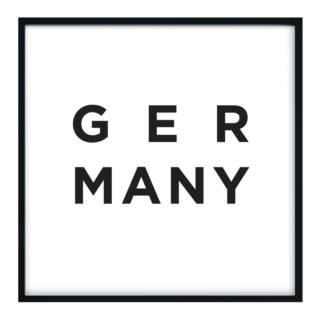 Minimalist Germany Print