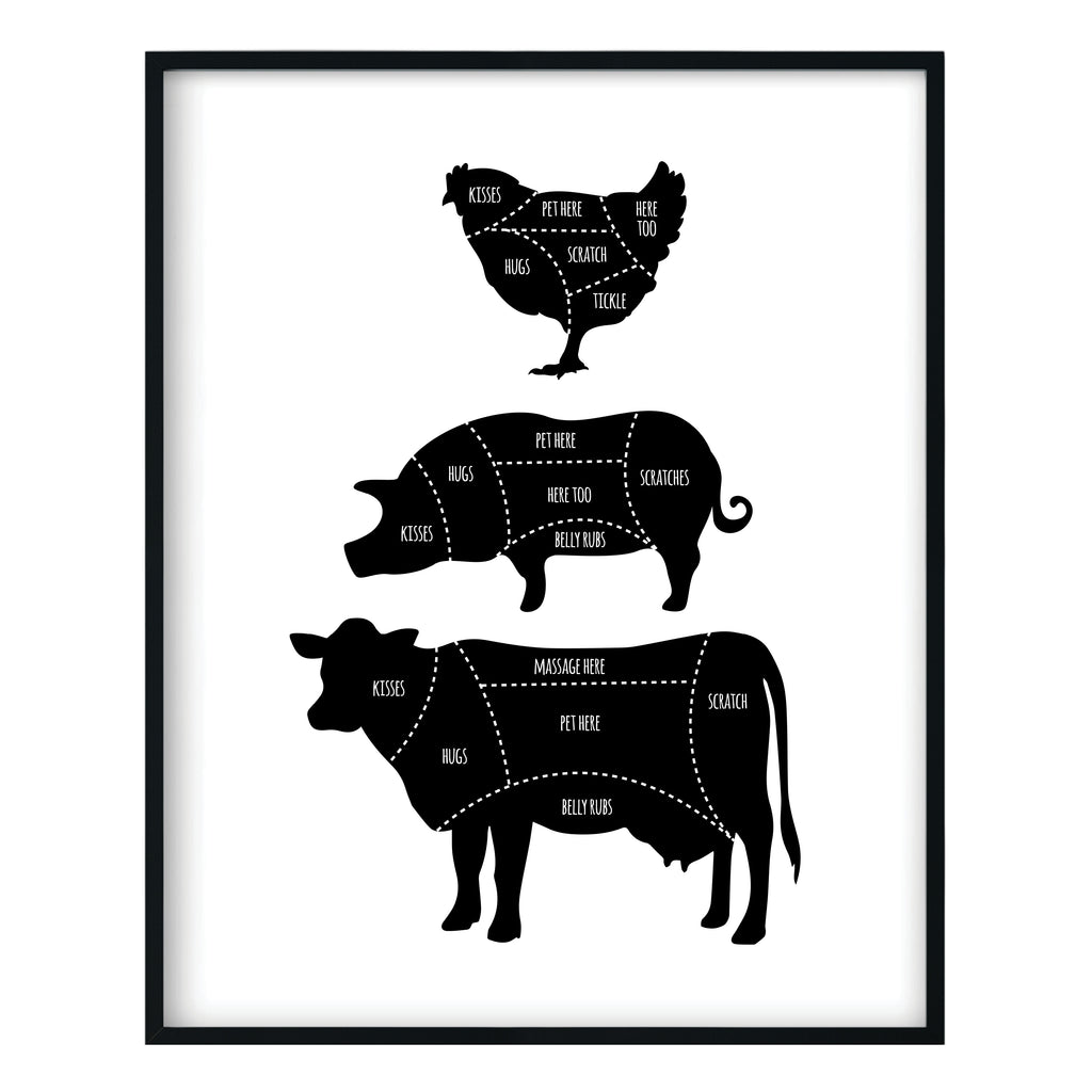 Vegan Butcher Print