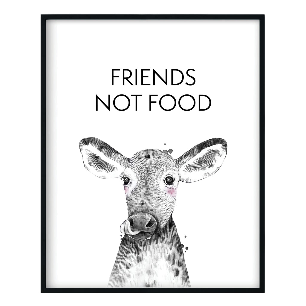 Friends Not Food Print