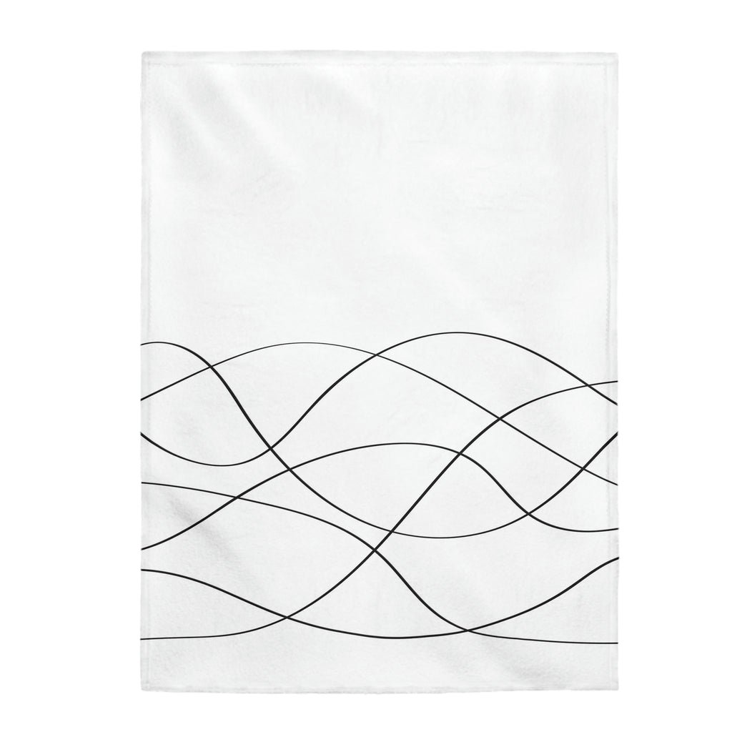 Minimalist Plush Blanket - Minimalist Home Decor by Culver and Cambridge