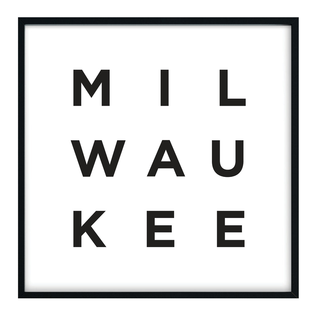 Minimalist Milwaukee Print