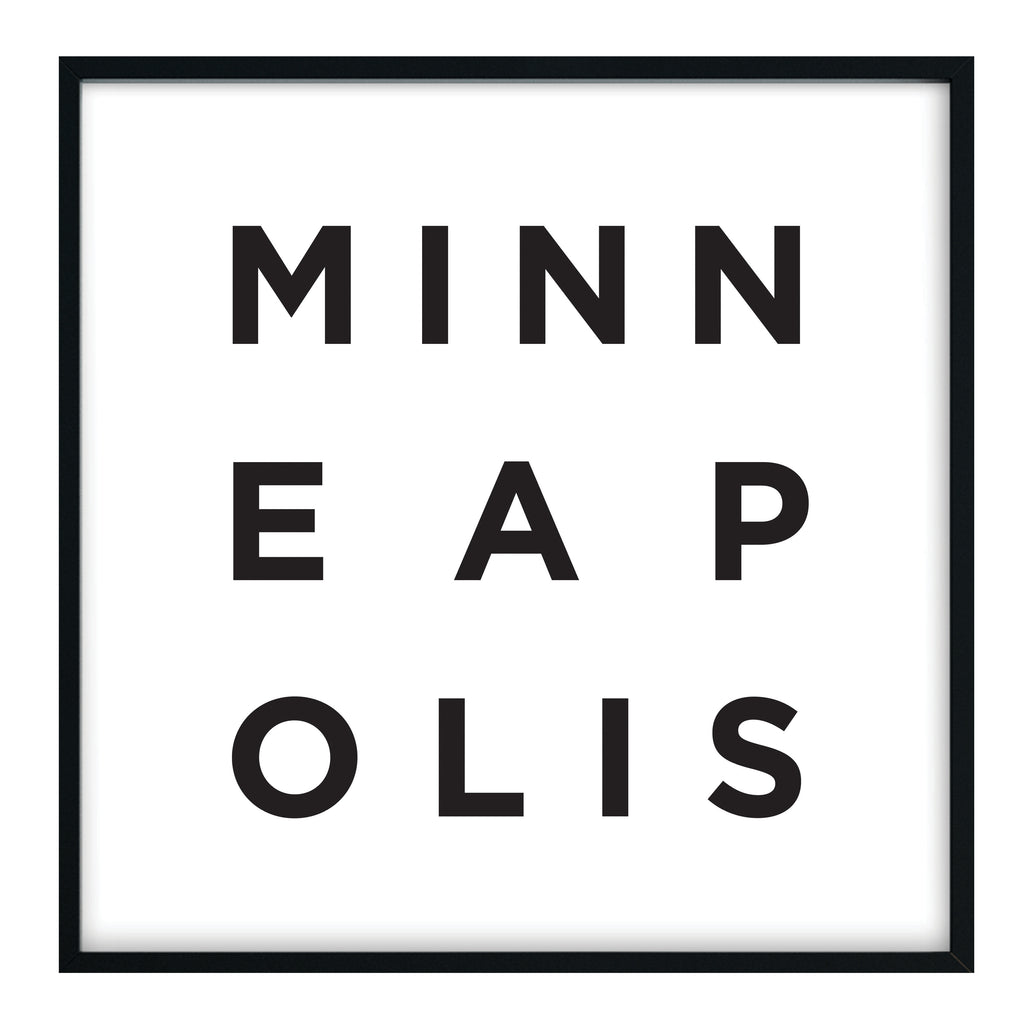 Minimalist Minneapolis Print