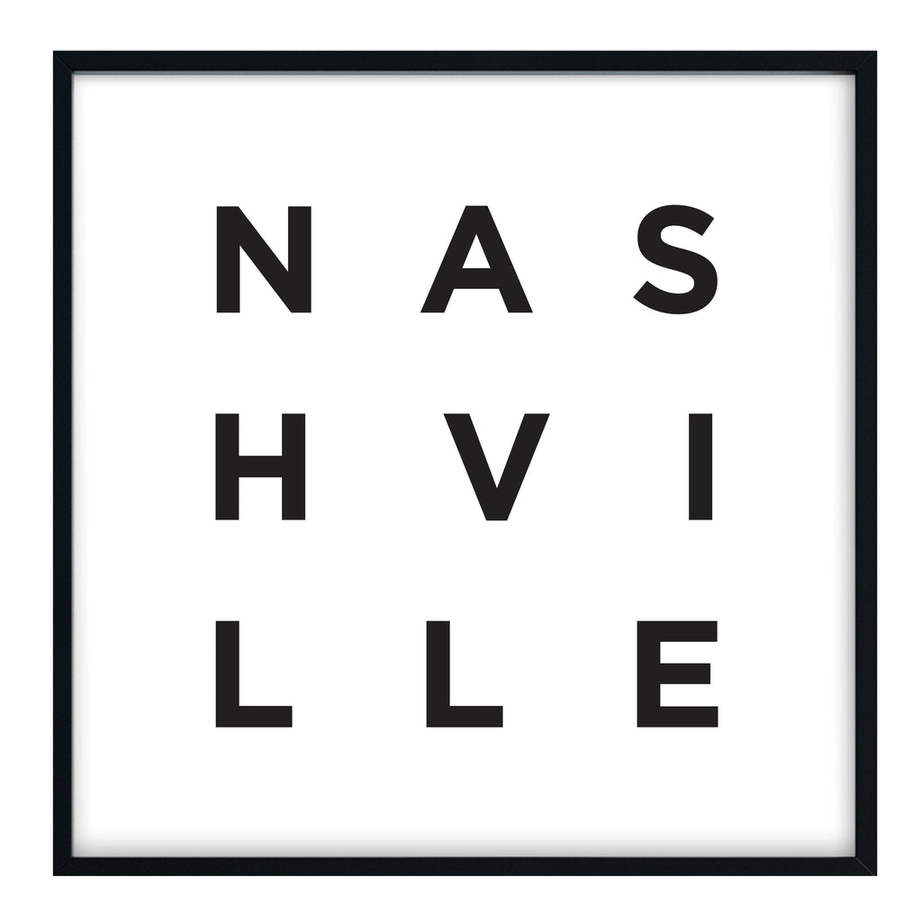 Minimalist Nashville Print