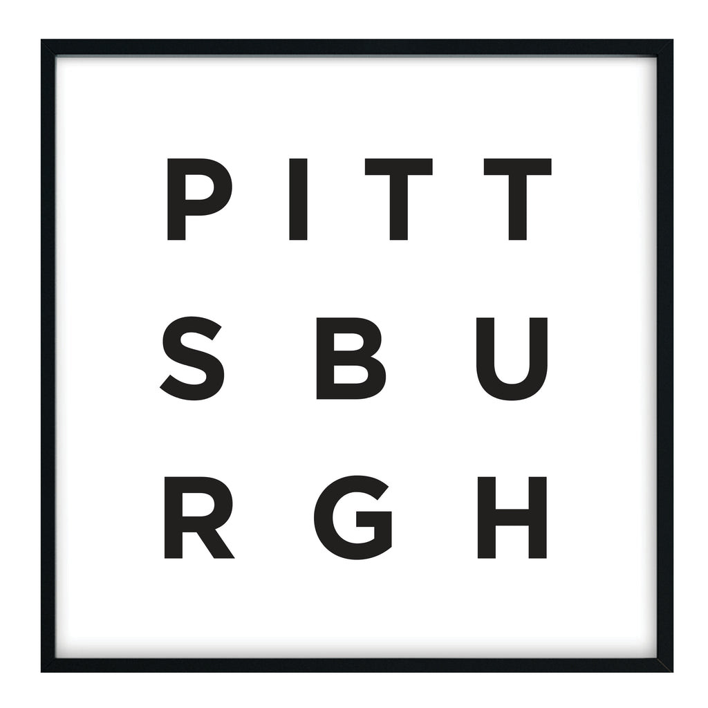 Minimalist Pittsburgh Print