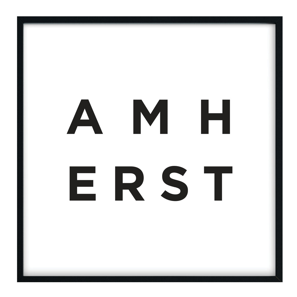 Minimalist Amherst Print