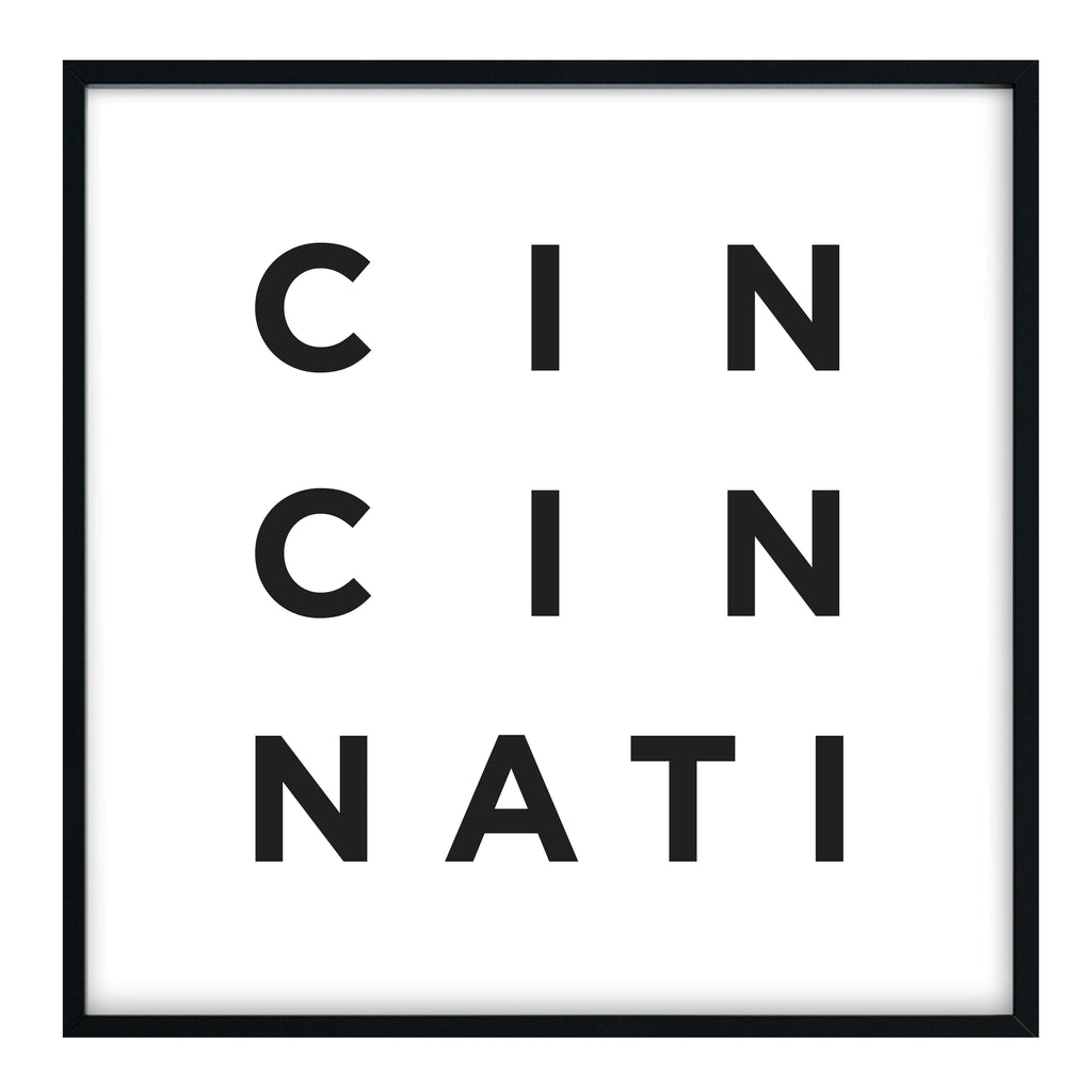 Minimalist Cincinnati Print