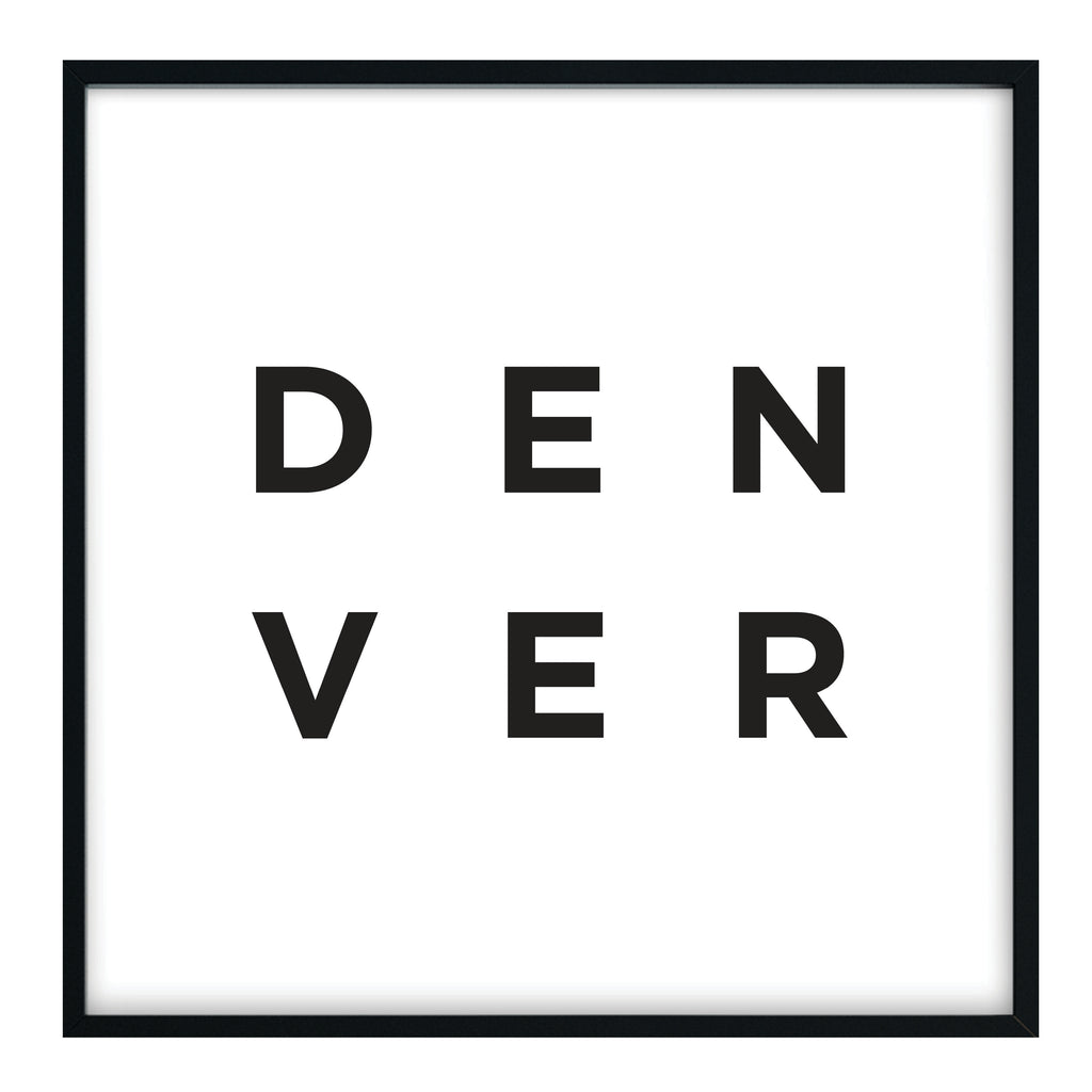 Minimalist Denver Print