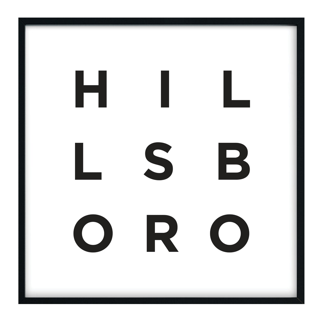 Minimalist Hillsboro Print