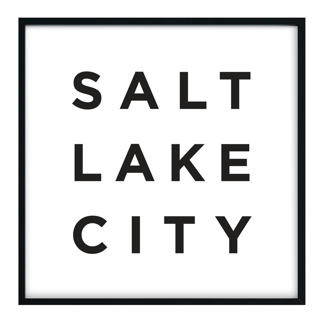 Minimalist Salt Lake City Print