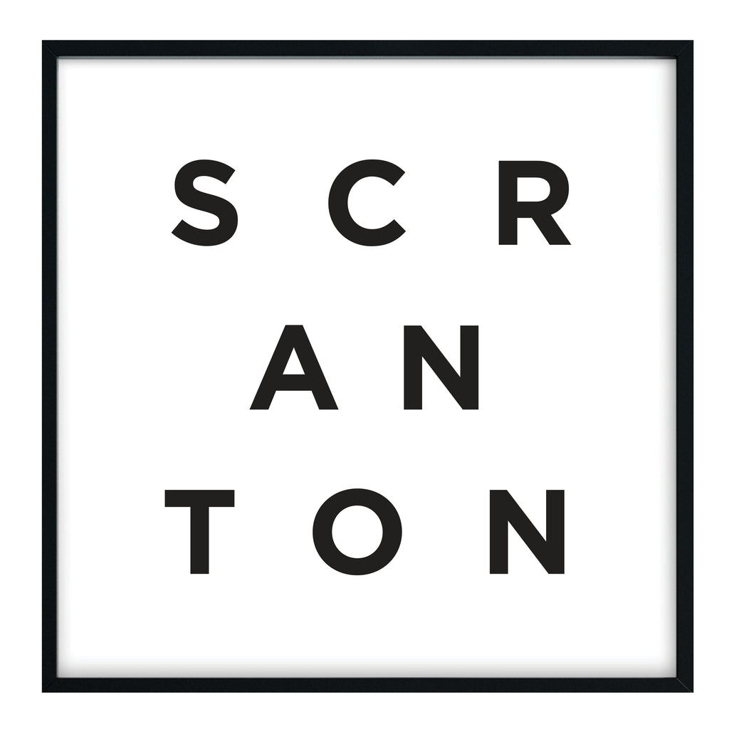 Minimalist Scranton Print